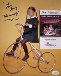 Lisa Loring RIP THE ADDAMS FAMILY Original Signed 8X10 Photo w/JSA COA