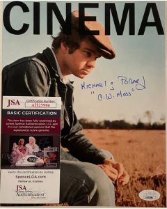 Michael J. Pollard RIP BONNIE & CLYDE Original Autographed 8X10 Photo w/JSA COA