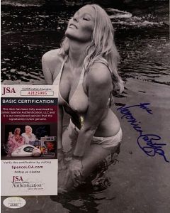 Veronica Carlson HAMMER, DRACULA Signed 8x10 Photo w/JSA COA #3