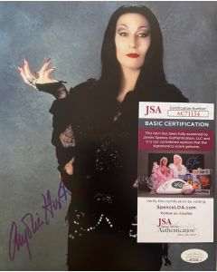 Anjelica Huston Addams Family Original Autographed 8X10 photo w/JSA COA