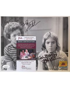 Johnny Whitaker & Scott Kolden Sigmund Original 8X10 signed Photo w/JSA COA