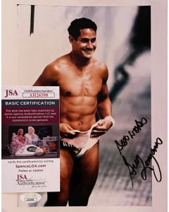 Greg Louganis OLYMPIC DIVER Original Autographed 8X10 Photo w/JSA COA