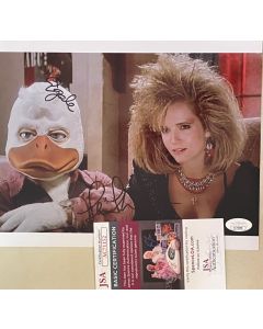 Lea Thompson & Ed Gale Howard the Duck 1986 Original signed 8X10 Photo w/JSA COA #3