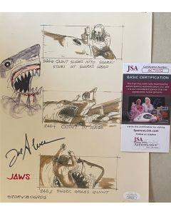 Joe Alves Jaws Conceptual Artwork Signed original 8x10 W/ JSA COA added shark