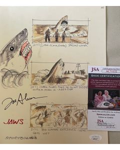 Joe Alves Jaws Conceptual Artwork Signed original 8x10 W/ JSA COA added shark #4