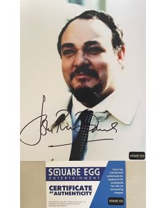 John Rhys-Davies Original Autographed 8x10 photo Square Egg Entertainment Cert