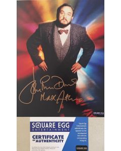 John Rhys-Davies Original Autographed 8x10 photo Square Egg Entertainment Cert #2