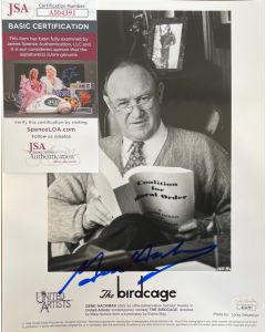 Gene Hackman The Birdcage Original Autographed 8X10 photo w/JSA COA
