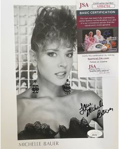 Michelle Bauer HOLLYWOOD CHAINSAW HOOKERS 1988 Original Signed 8X10 w/JSA COA
