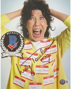 Lily Tomlin Grace & Frankie, 9 to 5 Original Signed 8X10 w/Beckett COA 3