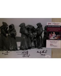 STAR WARS Rusty Goffe, Andy Herd, Andy Wheeler Original Signed 8x10 w/JSA COA