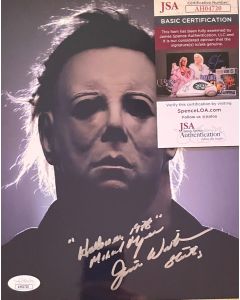 James Winburn RIP Michael Myers Halloween 1978 Original Signed 8X10 w/JSA COA