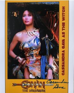 Cassandra Gava Conan the Barbarian 1982 Original Signed 8X10 Photo #2