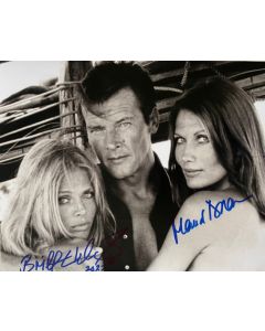 Maud Adams & Britt Ekland The Man With The Golden Gun Original Signed 8X10 Photo #2