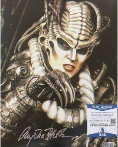 Anjelica Huston Captain EO 11X14 w/Beckett COA