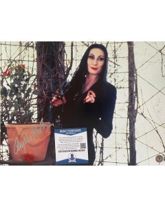 Anjelica Huston Addams Family 11X14 w/Beckett COA
