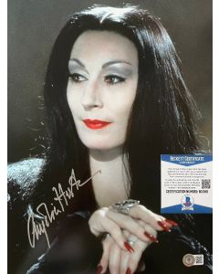 Anjelica Huston Addams Family 11X14 w/Beckett COA #2