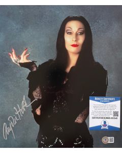 Anjelica Huston Addams Family 11X14 w/Beckett COA #3