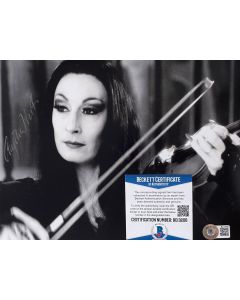 Anjelica Huston Addams Family 8X10 photo w/Beckett COA