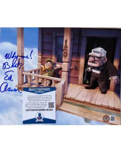 Ed Asner (1929-2021) Up 8X10 photo w/Beckett COA 5
