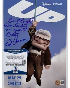 Ed Asner Rip (1929-2021) Up 8X10 photo w/Beckett COA 7