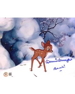 Donnie Dunagan Bambi 8X10 photo w/Beckett COA