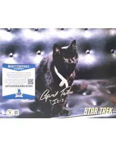 April Tatro Star Trek TOS 8X10 w/Beckett COA #3