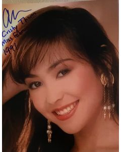 Cristy Thom 1992 Playmate of the Year Dutch Edition Original Signed 8X10 Photo