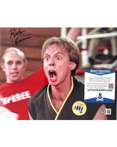 Rob Garrison (1960-2019) Karate Kid 8X10 photo w/Beckett COA