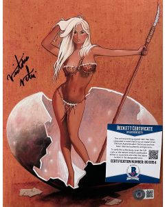 Victoria Vetri When Dinosaurs 8X10 photo w/Beckett COA #2