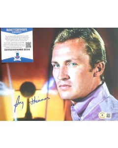 Roy Thinnes The Invaders 8X10 photo w/Beckett COA #8