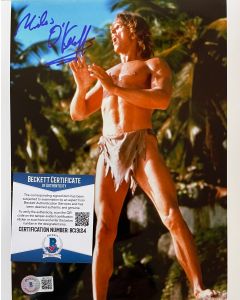 Miles O'Keeffe Tarzan Original 8X10 Autographed Photo w/Beckett COA