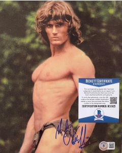 Miles O'Keeffe Tarzan 8X10 Photo w/Beckett COA #2