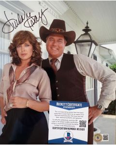 Linda Gray Dallas 8X10 photo w/Beckett COA