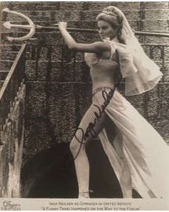 Inga Neilsen SOMETHING HAPPENED ON THE WAY TO THE FORUM Original Signed 8x10 #12