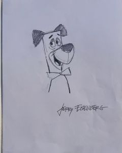 Jerry Eisenberg Original Hand Drawn & Signed 8X10 Huckleberry Hound #2