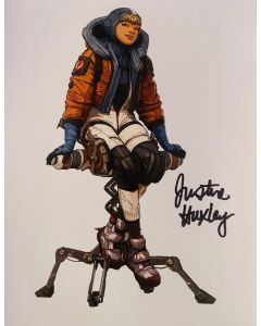 JUSTINE HUXLEY APEX LEGENDS Original Signed 8X10 Photo #2