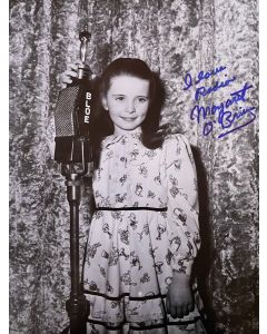 Margaret O'Brien BLUE RADIO (The Secret Garden) Original Signed 8X10 Photo #31