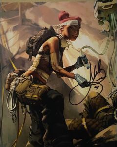 Mela Lee APEX LEGENDS Video game Original Signed 8X10 #6