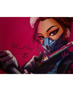 Mela Lee APEX LEGENDS Video game Original Signed 8X10 #9
