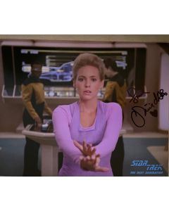 Olivia d'Abo STAR TREK Original Signed 8X10 Photo #25
