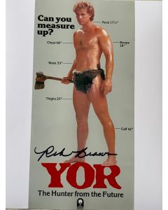 Reb Brown Yor, the Hunter from the Future 1983 Original Signed 8X10 Photo