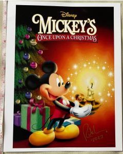 Rick Law Mickey's Once Upon a Christmas 1999 Original Signed 8X10 #6