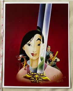 Rick Law DISNEY MULAN 1998 Original Signed 8X10 #7