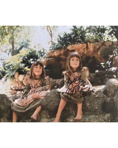 Lindsay and Sidney Greenbush Little House on the Prairie 8x10 Autograph #2