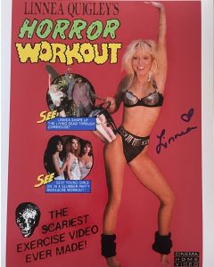 Linnea Quigley HORROR WORKOUT signed in person 8X10 Autograph #2