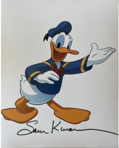 Sam Kwasman DONALD DUCK (1970-1987) in person 8X10 autographed #2