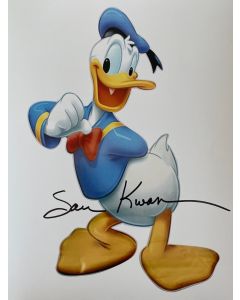 Sam Kwasman DONALD DUCK (1970-1987) in person 8X10 autographed #3