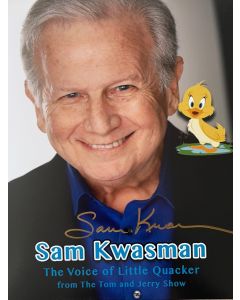 Sam Kwasman TOM & JERRY SHOW LITTLE QUAKER in person 8X10 autographed #5