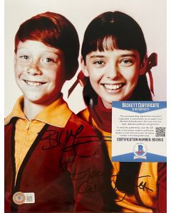 Billy Mumy & Angela Cartwright 8X10 w/Beckett COA